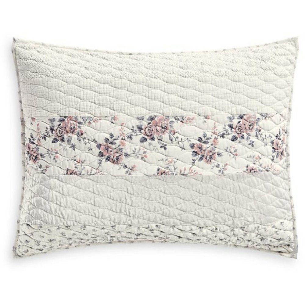 Martha Stewart Textured Floral Standard Sham